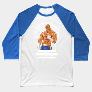 Sagat God of Muay Thai Gym Dark Baseball T-Shirt